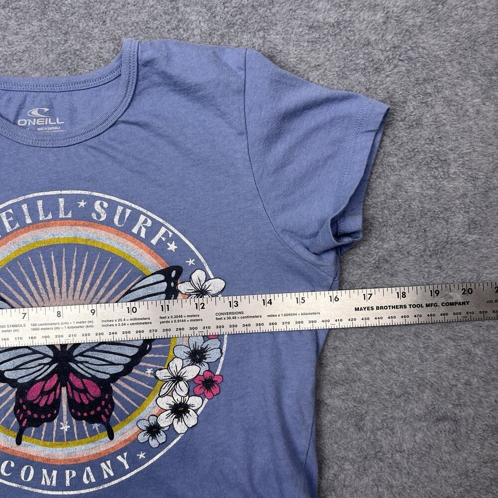O’Neill y2k baby tee surf t-shirt blue size XL - Picture 7 of 7